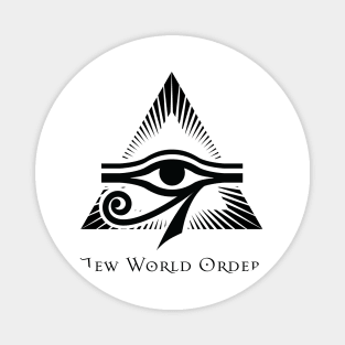 New World Order - All Seeing Eye Magnet